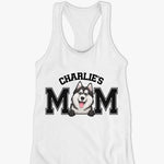 Best Mommy Ever - Dog & Cat Personalized Custom Racer Back Tank Top - Gift For Mom, Dog Lovers