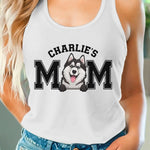 Best Mommy Ever - Dog & Cat Personalized Custom Racer Back Tank Top - Gift For Mom, Dog Lovers