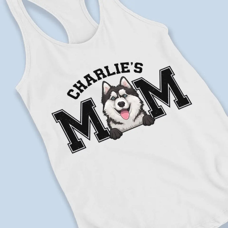 Best Mommy Ever - Dog & Cat Personalized Custom Racer Back Tank Top - Gift For Mom, Dog Lovers