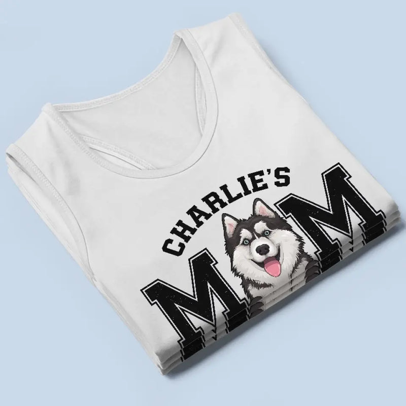 Best Mommy Ever - Dog & Cat Personalized Custom Racer Back Tank Top - Gift For Mom, Dog Lovers