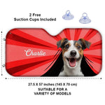 Custom Pet Photo Dog Lover Gifts - Personalized Auto Sunshade