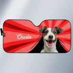 Custom Pet Photo Dog Lover Gifts - Personalized Auto Sunshade