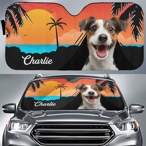 L'été peut être rude - Pare-soleil personnalisé pour pare-brise de voiture, protection de vitre de voiture - Cadeau de vacances d'été pour propriétaires et amoureux des animaux