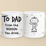 Family Is The Compass That Guides Us - Family Personalized Custom Mug - Gift For Family Members