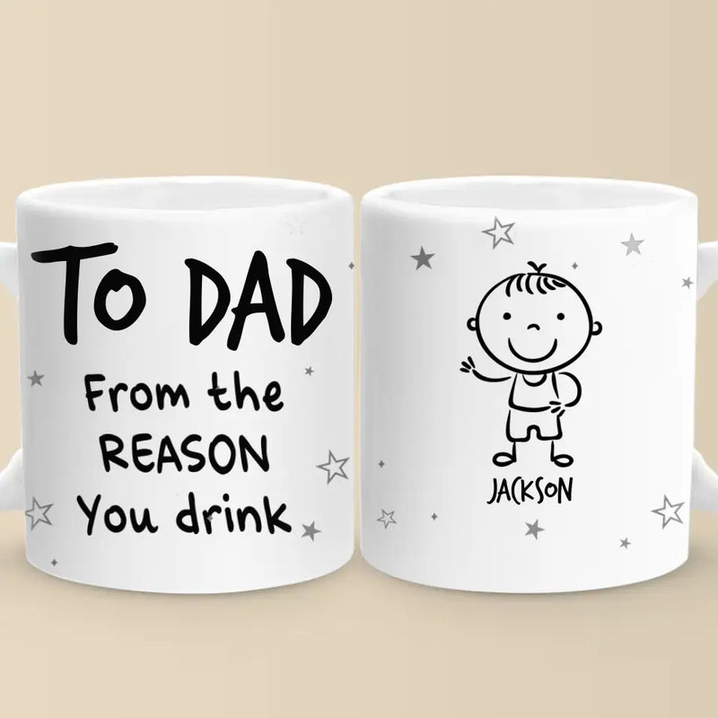 Family Is The Compass That Guides Us - Family Personalized Custom Mug - Gift For Family Members
