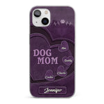Keep You Forever In My Heart - Dog & Cat Personalized Custom Clear Phone Case - Gift For Mom, Dog Lovers