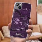 Keep You Forever In My Heart - Dog & Cat Personalized Custom Clear Phone Case - Gift For Mom, Dog Lovers