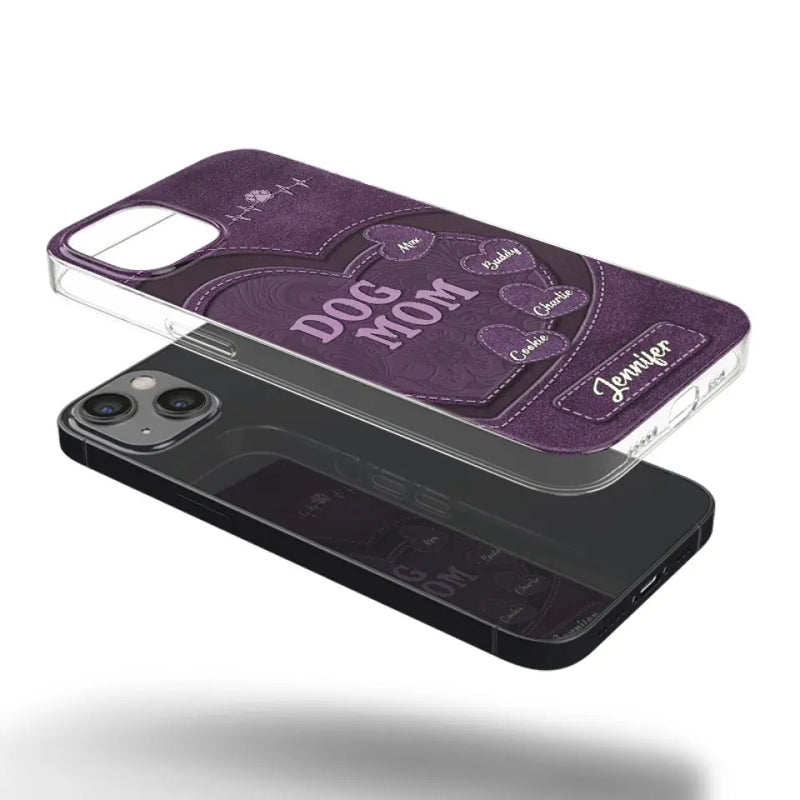 Keep You Forever In My Heart - Dog & Cat Personalized Custom Clear Phone Case - Gift For Mom, Dog Lovers