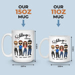 Siblings Forever - Family Personalized Custom Mug - Gift For Family