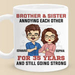 My Siblings Are My Best Friends - Family Personalized Custom Mug - Gift For Brothers, Sisters