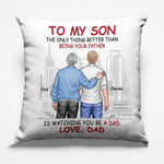 Being Your Father - Family Personalized Custom Pillow - Gift For Son, Dad