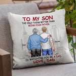 Being Your Father - Family Personalized Custom Pillow - Gift For Son, Dad