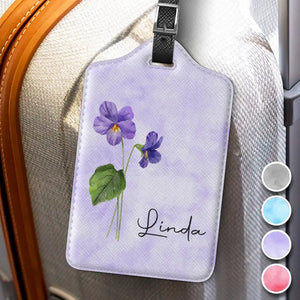 Que tu t'épanouisses comme une fleur - Étiquette de bagage personnalisée Bestie - Cadeau de vacances, cadeau pour meilleures amies, BFF, sœurs