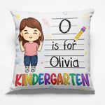 Custom Name Kindergarten Gifts for Kids - Personalized Pillow