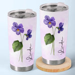 Let Your Soul Bloom - Bestie Personalized Custom Tumbler - Gift For Best Friends, Sisters, Gardeners