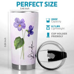 Let Your Soul Bloom - Bestie Personalized Custom Tumbler - Gift For Best Friends, Sisters, Gardeners