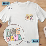 The Dog Is The God Of Frolic - Dog Personalized Custom Back And Front Printed Unisex T-shirt - Gift For Mom, Dog Lovers