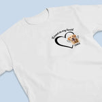 Custom Photo Your Wings Were Ready But My Heart Was Not - Memorial Personalized Custom Back And Front Printed Unisex T-shirt - Sympathy Gift For Dog Lovers, Pet Owners