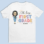 Custom Name First Grade Teacher Gifts - Personalized Apparel