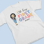 Custom Name First Grade Teacher Gifts - Personalized Apparel