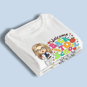 Bienvenue à l'école - T-shirt unisexe personnalisé, sweat à capuche, sweat-shirt - Cadeau pour enseignant