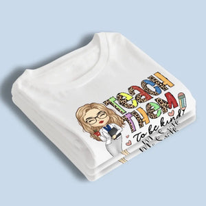 Apprenez-leur à être gentils - T-shirt unisexe personnalisé, sweat à capuche, sweat-shirt - Cadeau pour enseignant