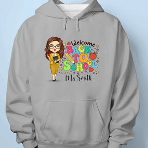 Bienvenue à l'école - T-shirt unisexe personnalisé, sweat à capuche, sweat-shirt - Cadeau pour enseignant