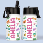Back To School - Personalized Custom Kid Water Bottle - Back To School Gift For Kid, Grandkid