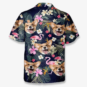 T-shirt hawaïen unisexe personnalisé avec photo « Bons moments et lignes de bronzage » - Cadeau idéal pour les vacances d'été, pour les membres de la famille