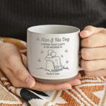 A Bond That Can't Be Broken - Memorial Personalized Custom Pottery Mug - Sympathy Gift For Pet Owners, Pet Lovers
