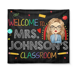 Enseigner, c'est apprendre deux fois - Tapisserie personnalisée pour enseignant - Cadeau pour enseignant