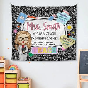Vous faites un travail incroyable - Tapisserie personnalisée pour enseignant - Cadeau pour enseignant