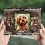 Custom Pet Photo Memorial Gifts for Dog Lovers - Personalized Stone With Stand