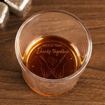 Couple That Drinks Together Stays Together - Couple Personalized Custom Whiskey Glass - Gift For Couple, Husband, Wife