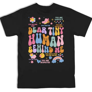Vous êtes respecté - T-shirt unisexe personnalisé imprimé recto verso - Cadeau pour enseignant