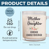 Happiness Is Mother And Daughter Time - Family Personalized Custom Glass Mug - Gift For Mom, Grandma