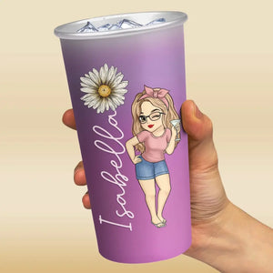Vous êtes né pour vous démarquer, arrêtez d'essayer de vous intégrer - Tasse personnalisée en aluminium changeant de couleur - Cadeau pour vous-même, vos meilleurs amis, vos meilleures amies, vos sœurs