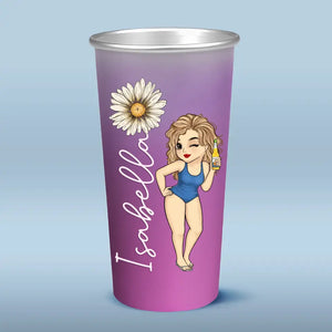 Vous êtes né pour vous démarquer, arrêtez d'essayer de vous intégrer - Tasse personnalisée en aluminium changeant de couleur - Cadeau pour vous-même, vos meilleurs amis, vos meilleures amies, vos sœurs