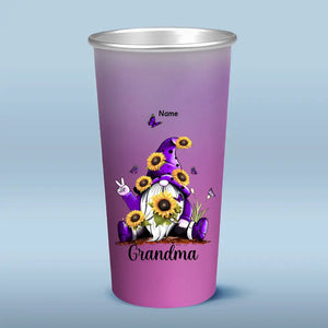 Les raisons d'être heureuse de grand-mère - Tasse personnalisée en aluminium à changement de couleur pour la famille - Cadeau pour maman et grand-mère