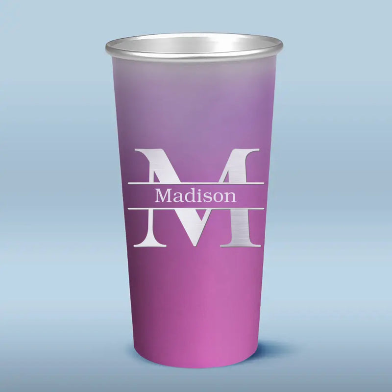 Never Dull Your Shine For Somebody Else - Bestie Personalized Custom Aluminum Changing Color Cup - Gift For Yourself, Best Friends, BFF, Sisters