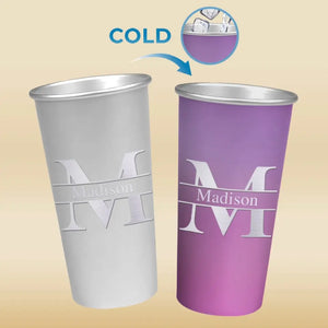Ne ternissez jamais votre éclat pour quelqu'un d'autre - Tasse personnalisée en aluminium changeant de couleur - Cadeau pour vous-même, vos meilleures amies, vos meilleures amies, vos sœurs