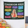 Photo personnalisée : Les meilleurs enseignants enseignent avec le cœur – Tapisserie personnalisée pour enseignant – Cadeau pour enseignant