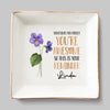 Sometimes You Forget You're Awesome - Bestie Personalized Custom Jewelry Dish - Gift For Best Friends, BFF, Sisters, Mom, Daughter
