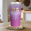 Tasse personnalisée en aluminium changeant de couleur pour chien et chat - Cadeau pour propriétaires et amoureux des animaux