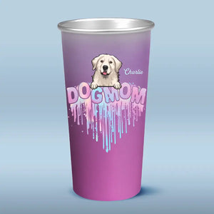Tasse personnalisée en aluminium changeant de couleur pour chien et chat - Cadeau pour propriétaires et amoureux des animaux