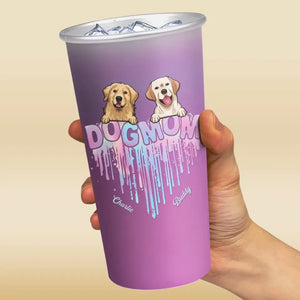 Tasse personnalisée en aluminium changeant de couleur pour chien et chat - Cadeau pour propriétaires et amoureux des animaux
