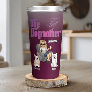 The Dogmother - Gobelet personnalisé en aluminium changeant de couleur pour chien et chat - Cadeau pour propriétaires et amoureux des animaux