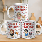 Life Is Hard, Pets Make It Better - Dog & Cat Personalized Custom 3D Inflated Effect Printed Mug - Gift For Dog Moms, Dog Lovers