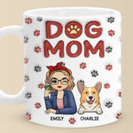 Life Is Hard, Pets Make It Better - Dog & Cat Personalized Custom 3D Inflated Effect Printed Mug - Gift For Dog Moms, Dog Lovers