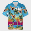 Custom Photo Hello, I'm Ready For The Summer - Dog & Cat Personalized Custom Unisex Tropical Hawaiian Aloha Shirt - Summer Vacation Gift, Gift For Pet Owners, Pet Lovers